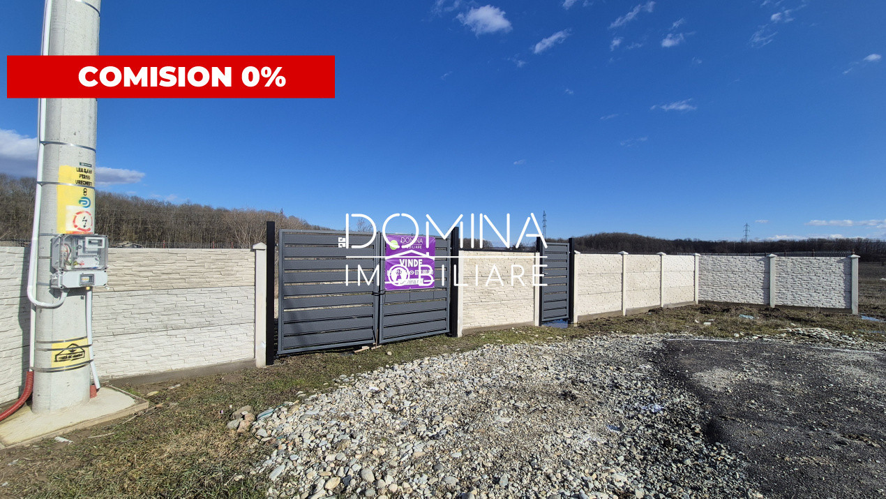 Vânzare teren intravilan împrejmuit - zonă liniștită, Drăguțești