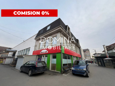 Închiriere spaţiu comercial *100 mp - vitrină 20 m.l. - parter* Piaţa Centrală