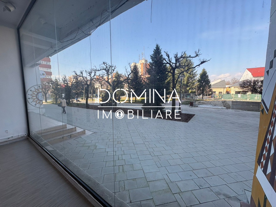Închiriere spațiu comercial *150 mp-ultracentral-vitrină 10 m.l.- dublu acces*