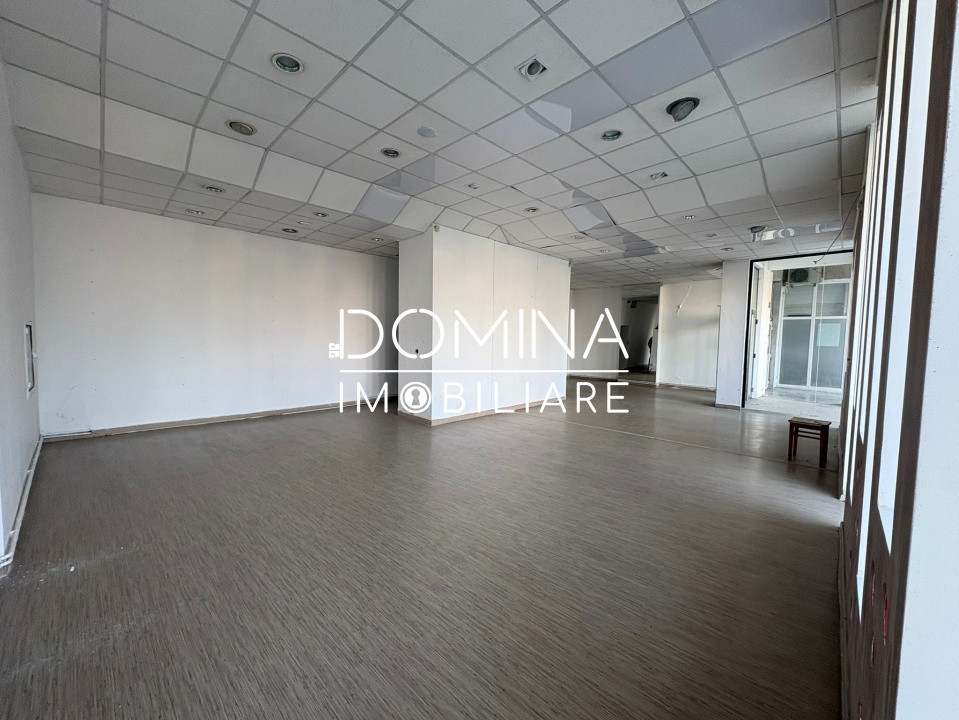 Închiriere spațiu comercial *150 mp-ultracentral-vitrină 10 m.l.- dublu acces*