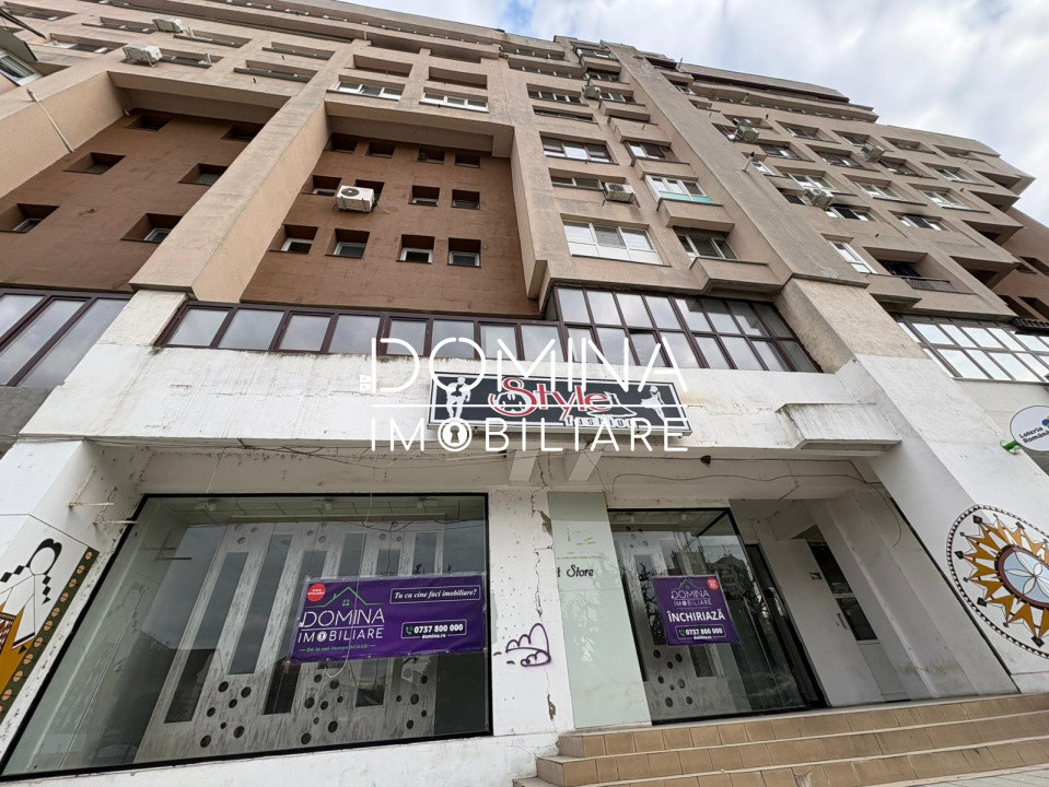 Închiriere spațiu comercial *150 mp-ultracentral-vitrină 10 m.l.- dublu acces*