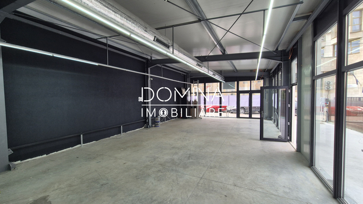 Închiriere spațiu nou - central - 120 mp - trafic intens - 5 locuri de parcare