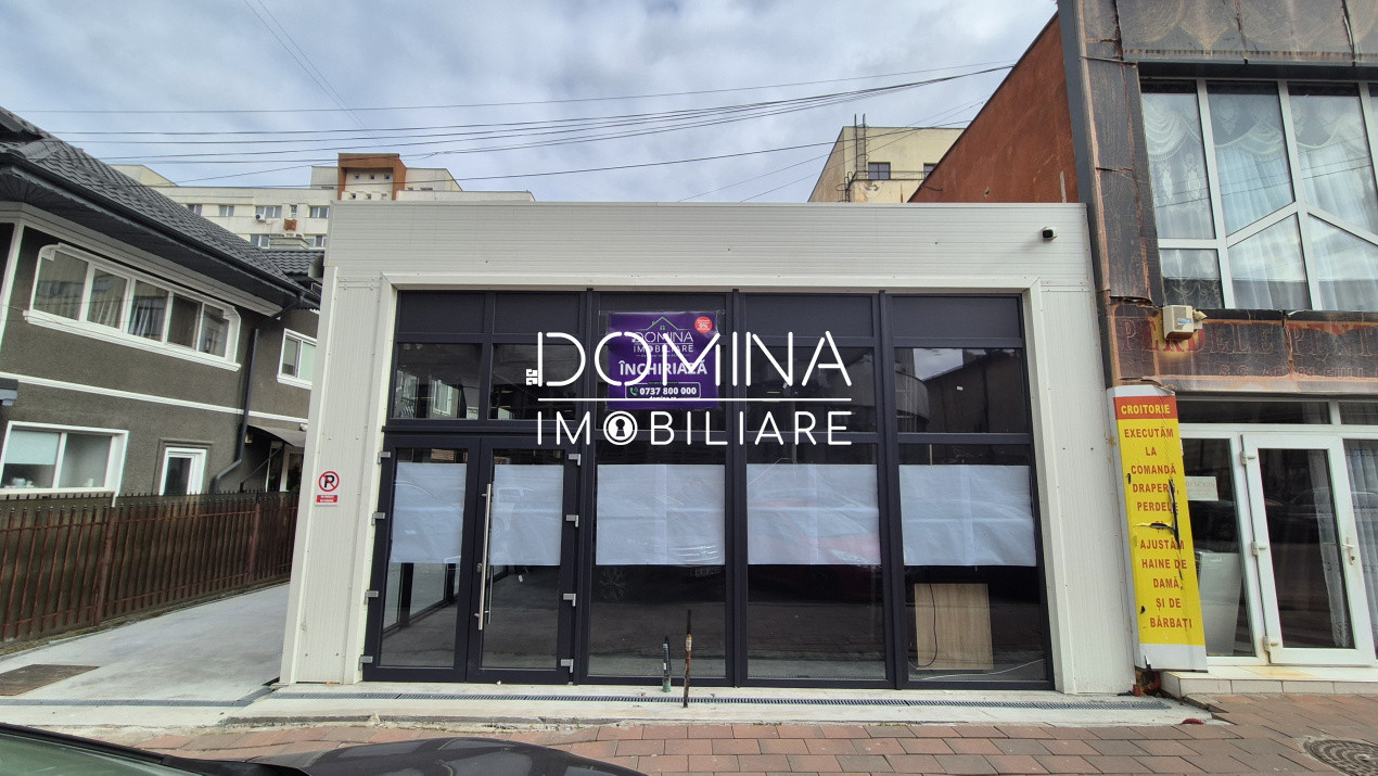 Închiriere spațiu nou - central - 120 mp - trafic intens - 5 locuri de parcare