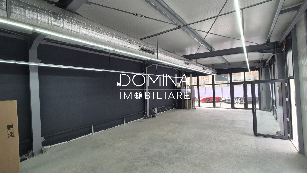 Închiriere spațiu nou - central - 120 mp - trafic intens - 5 locuri de parcare