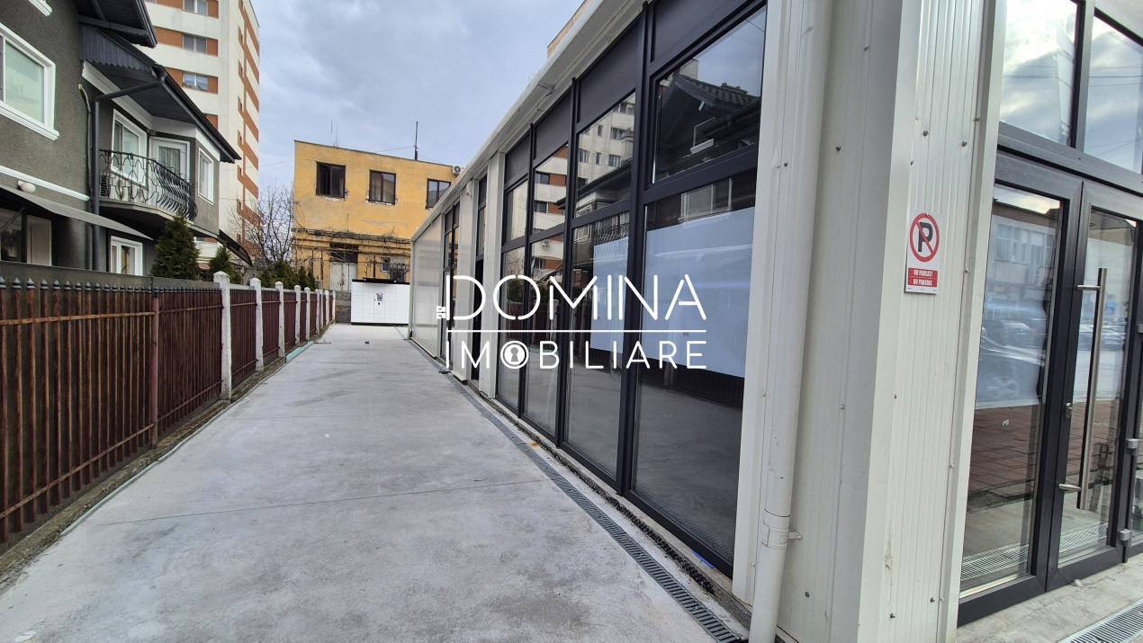 Închiriere spațiu nou - central - 120 mp - trafic intens - 5 locuri de parcare