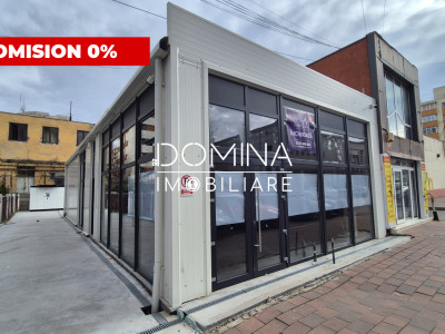 Închiriere spațiu nou - central - 120 mp - trafic intens - 5 locuri de parcare