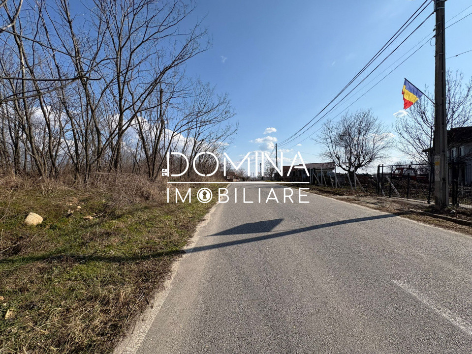 Vânzare teren cu dublă deschidere, situat în comuna Lelești, sat Lelești