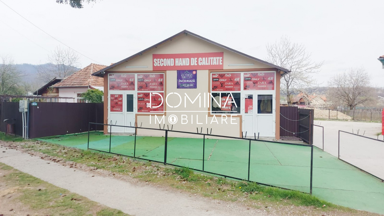 Închiriere spațiu comercial 80 mp + terasă 60 mp, Polovragi zonă turistică