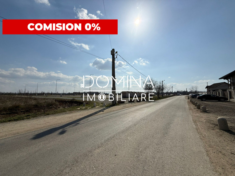 Teren intravilan 641 mp *PUZ aprobat - utilități complete* cartier Narciselor