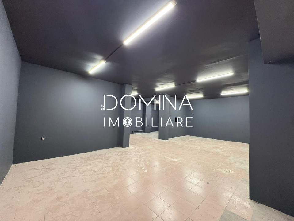 Închiriere spațiu comercial 110 mp, vitrină stradală  – zona 8 Mai, Târgu Jiu