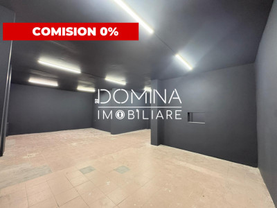 Închiriere spațiu comercial 110 mp, vitrină stradală  – zona 8 Mai, Târgu Jiu