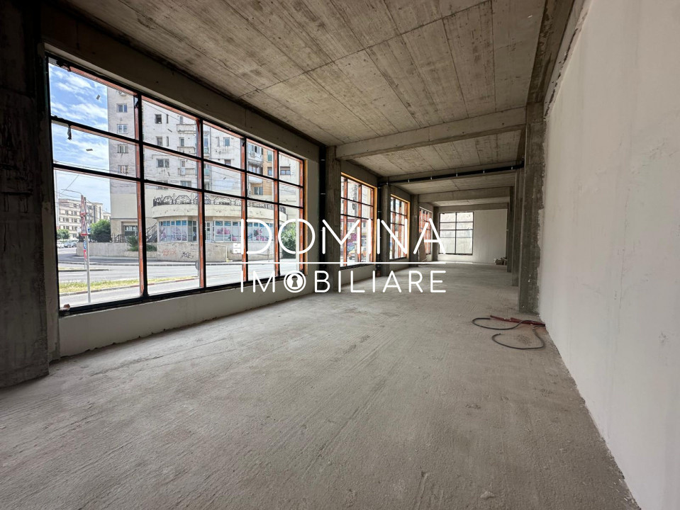 Vânzare spațiu comercial *417 mp-parter-open space-vitrină extinsă* ansamblu nou