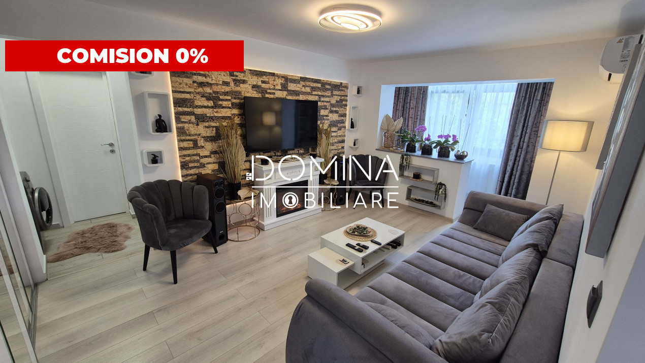 Vânzare apartament 3 camere, etaj 1, renovat, mobilat, utilat – Rovinari
