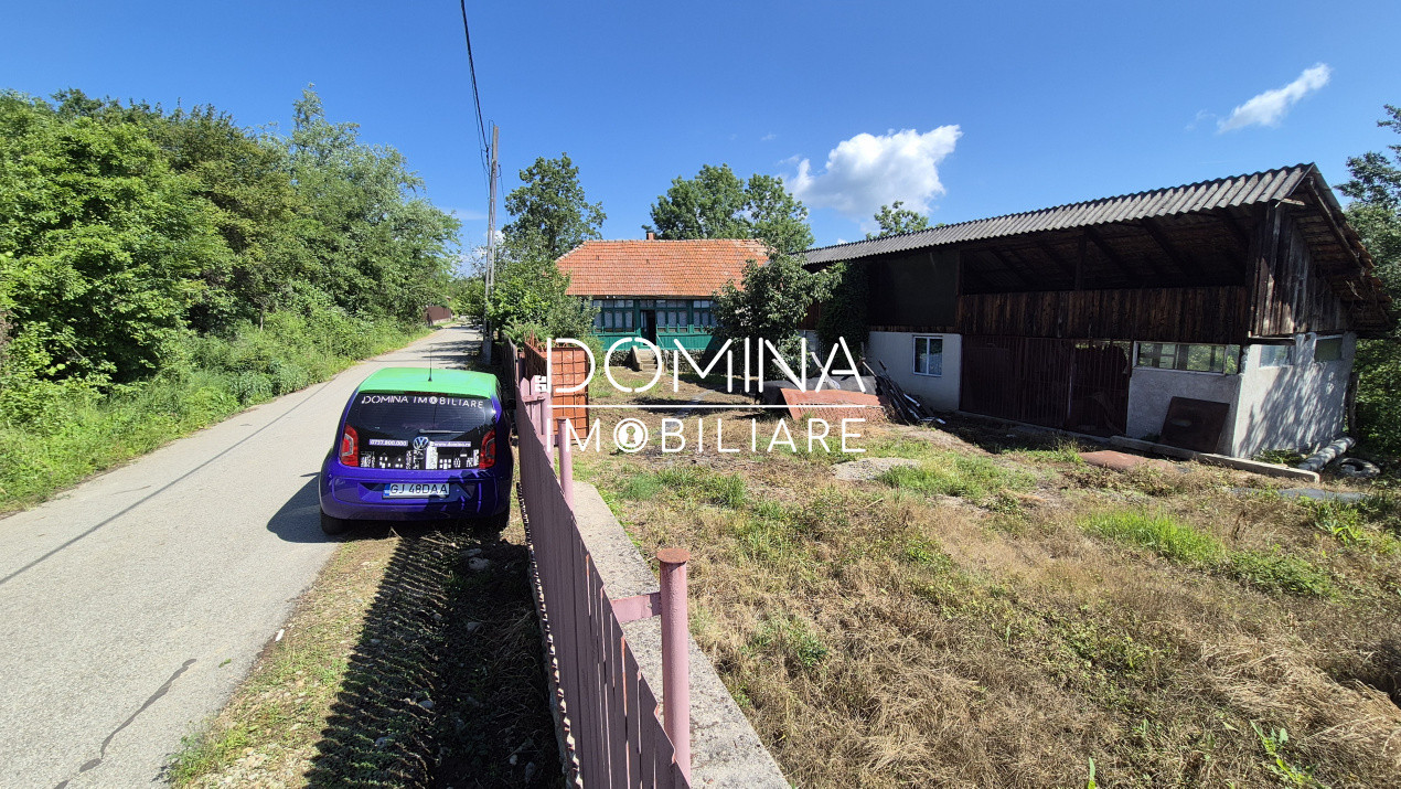 Vânzare casă tradițională și teren generos – Cîrțînești, Scoarța