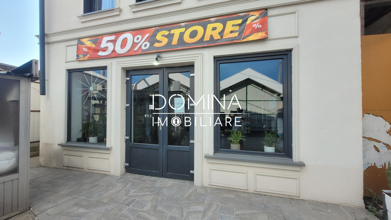 Închiriere spațiu comercial, zonă comercială activă, Piața Mică, Tg Jiu. 