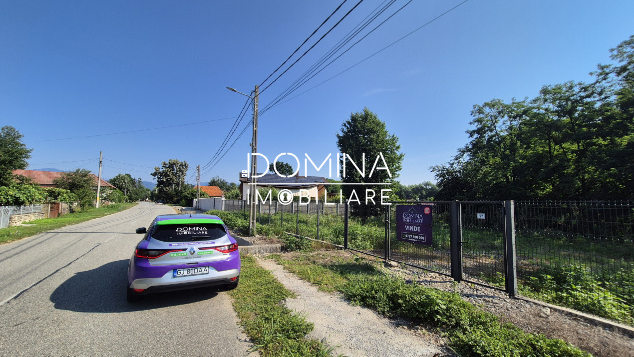 Vânzare teren 3.175 mp, front 66 m.l., comuna Peștișani - sat Brădiceni 