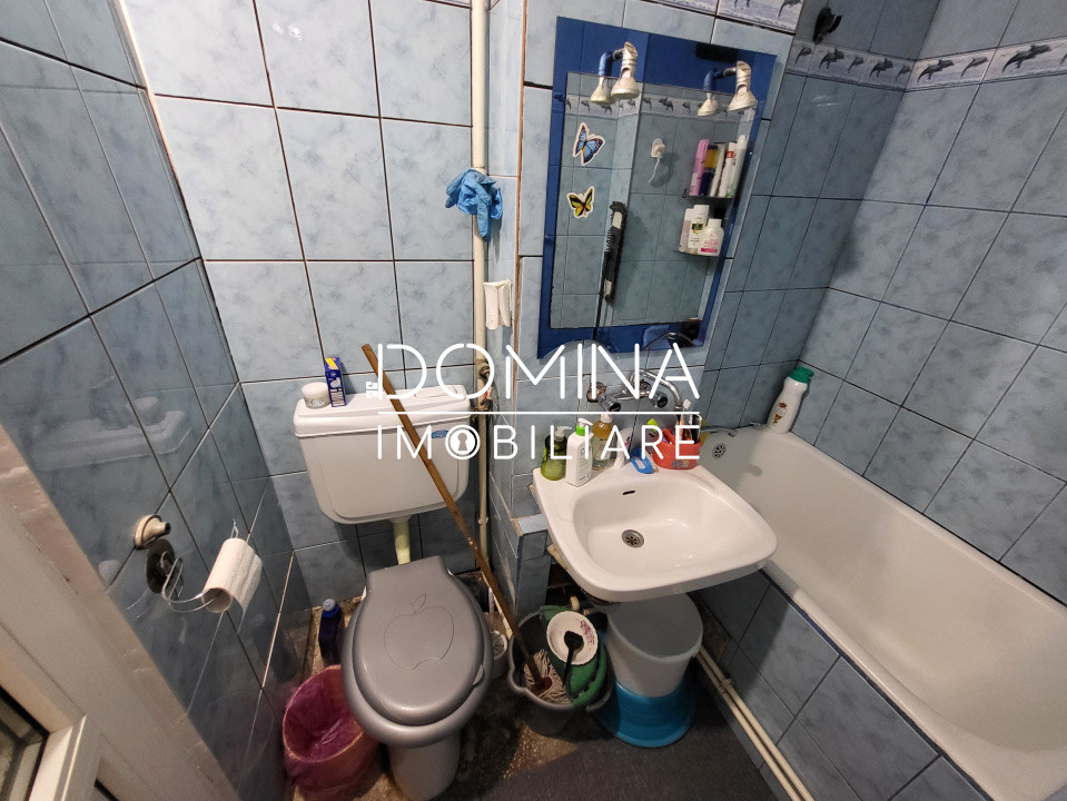 Garsonieră de vânzare, 26 mp, parter, mobilată și utilată – zona 9 Mai