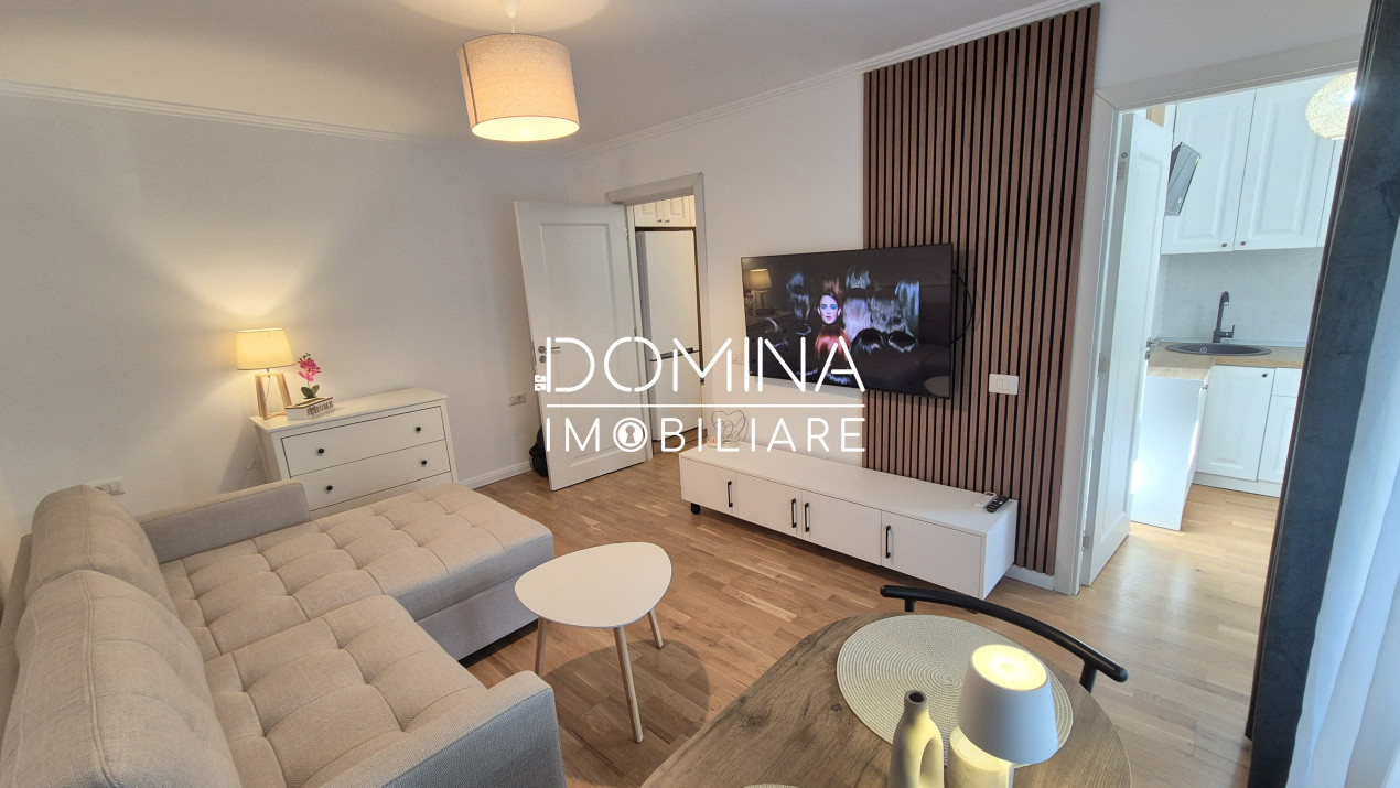 Închiriere garsonieră modernă, complet mobilată, etaj 1, ultracentral, Târgu Jiu