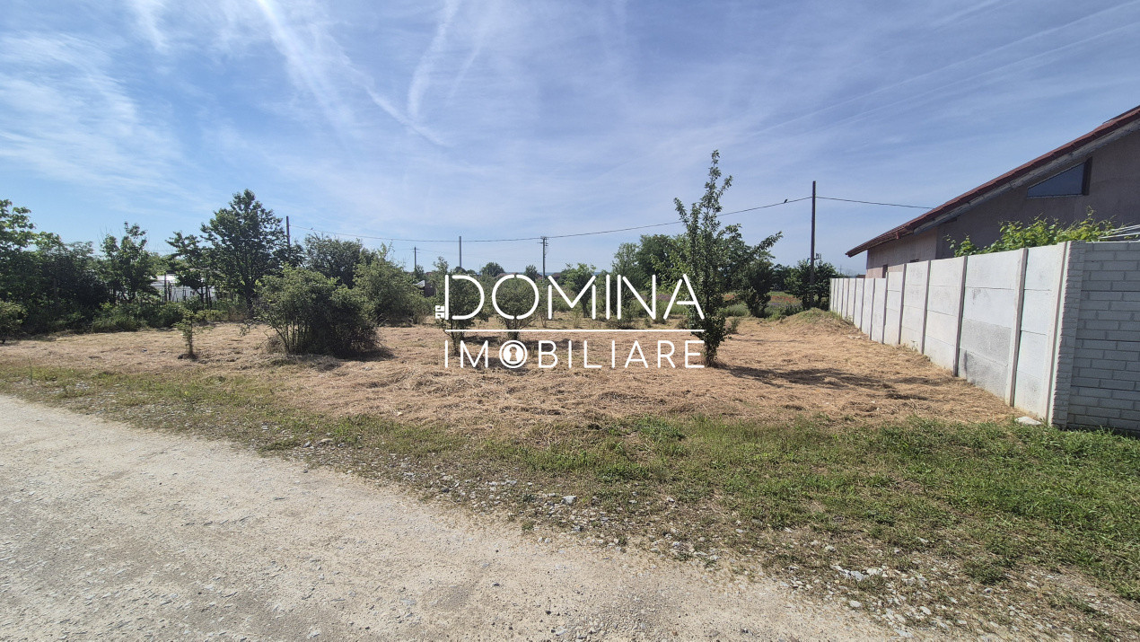 Vânzare teren intravilan 801 mp, deschidere 30 m.l. – Strada Slobozia