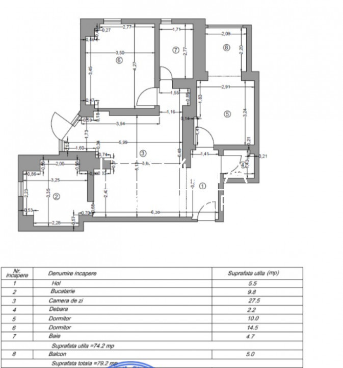 Vânzare apartament spațios cu 3 camere, Târgu Jiu, Bld. Republicii