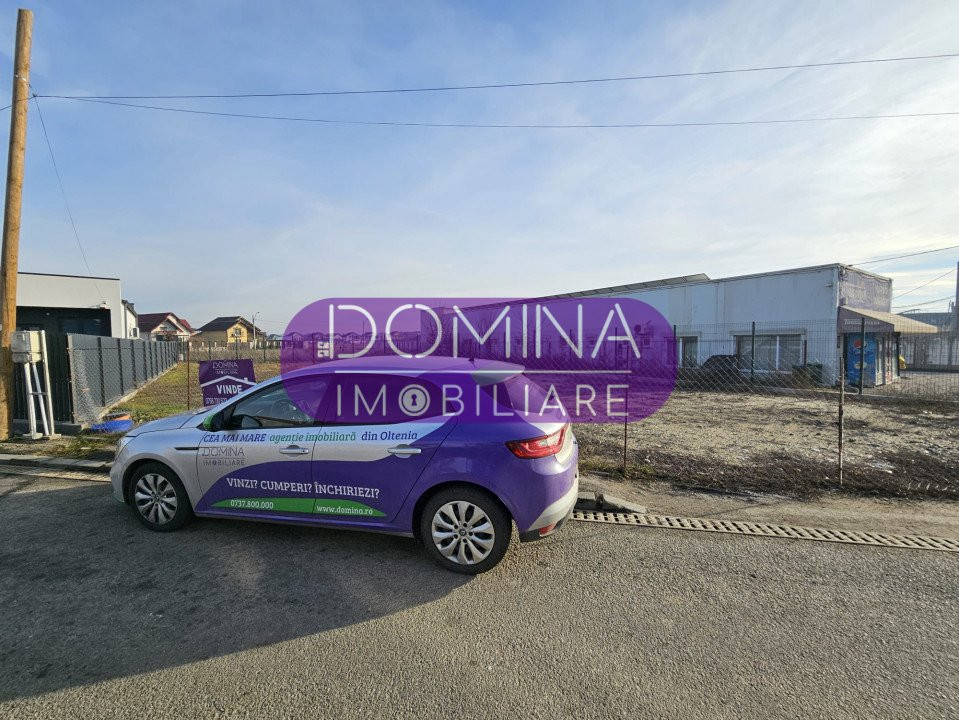 Vânzare teren intravilan 500 mp în Tg. Jiu, Calea Tismanei - vad comercial