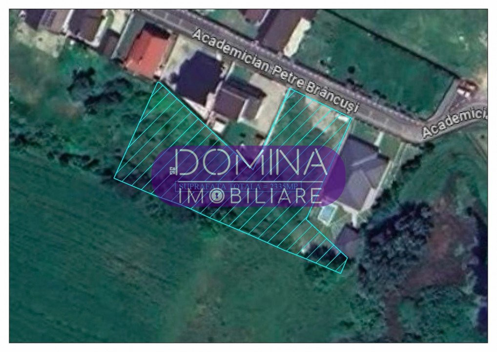 Vânzare teren intravilan 2355 mp - zona Șișești - cartier rezidențial