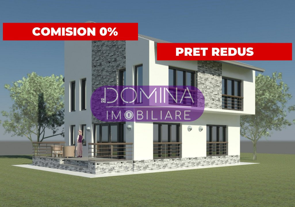 Vânzare vilă nouă P+1 - concept modern - Cartier Primăverii