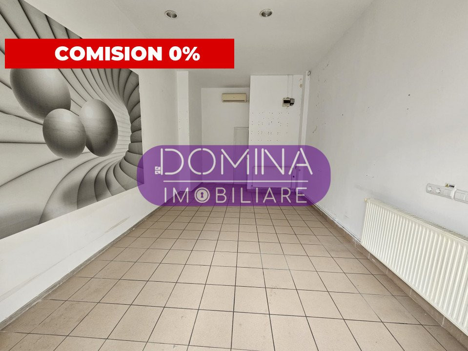 Închiriere spațiu birou 20 mp - cu trafic intens - zonă ultracentrală