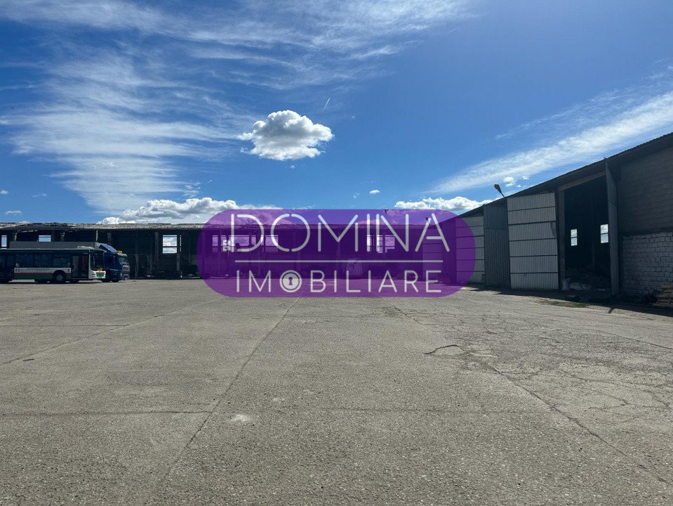 Vânzare teren + hale situate în Târgu Jiu, strada Ciocârlău - zona Artego