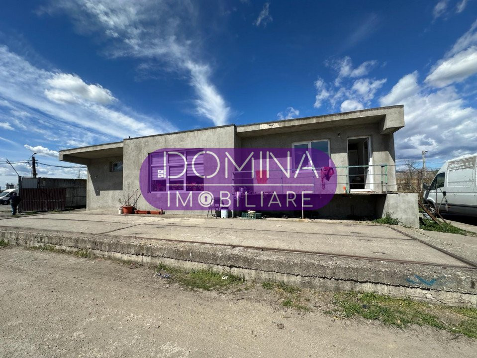 Vânzare teren + hale situate în Târgu Jiu, strada Ciocârlău - zona Artego