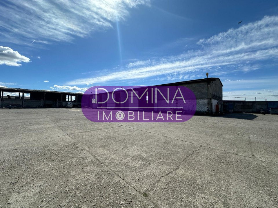 Vânzare teren + hale situate în Târgu Jiu, strada Ciocârlău - zona Artego