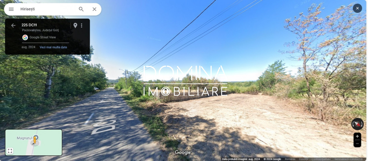 Vânzare teren situat în localitatea Hirișești - oraș Novaci