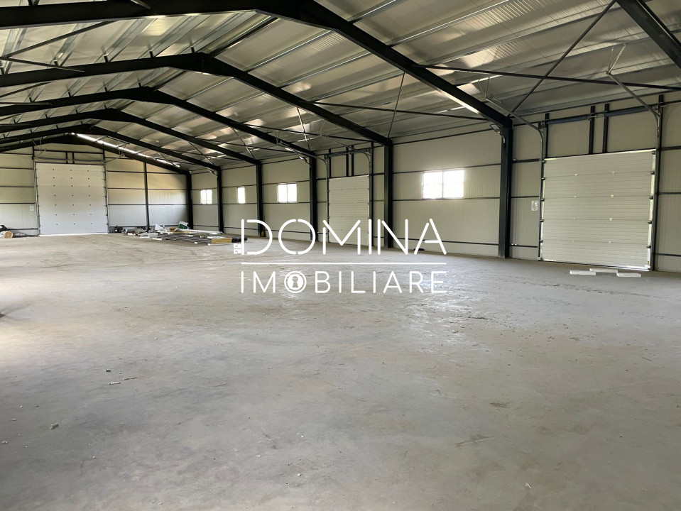 Închiriere hală industrială NOUĂ situată  în Bălești, la 5 km de Tg. Jiu