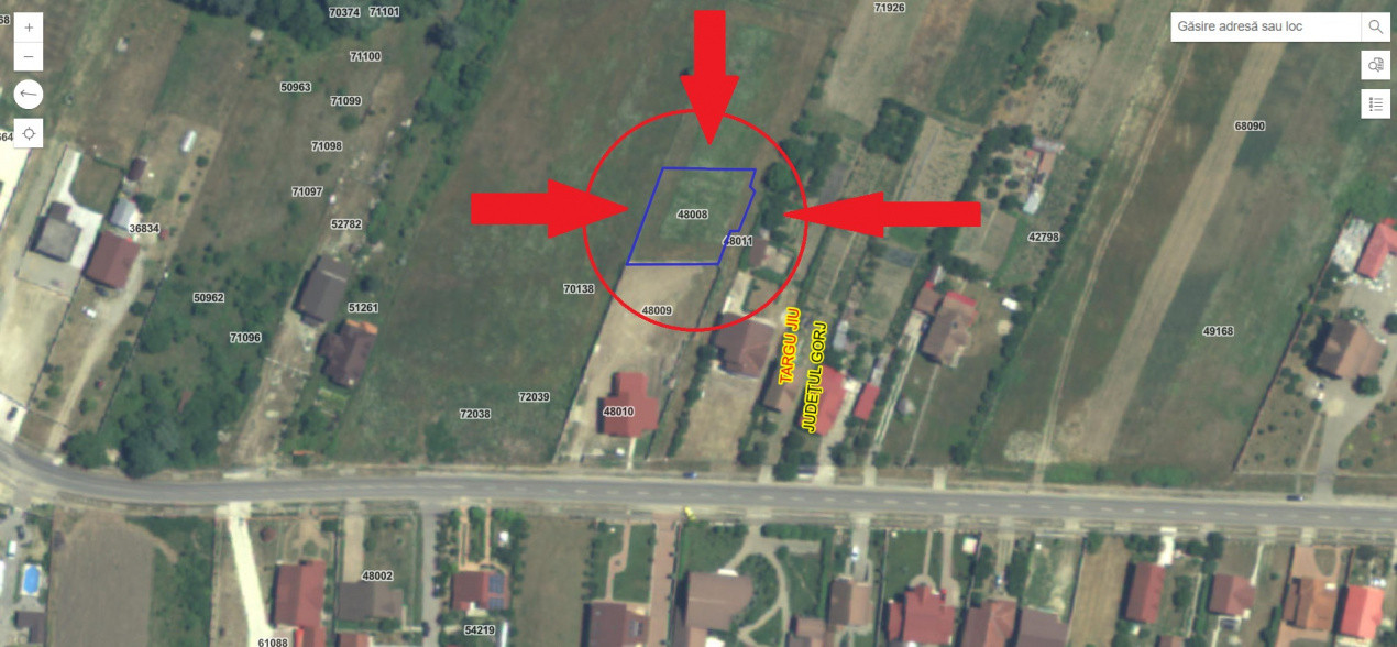 Vânzare teren intravilan, zonă liniștită - strada Bârsești, Târgu Jiu