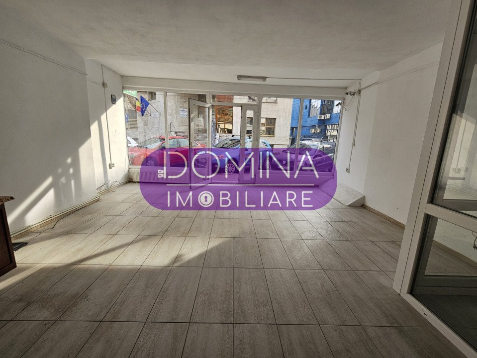 Spațiu comercial parter, 50 mp în Tg. Jiu, str. Siretului, vis-a-vis de Finanțe