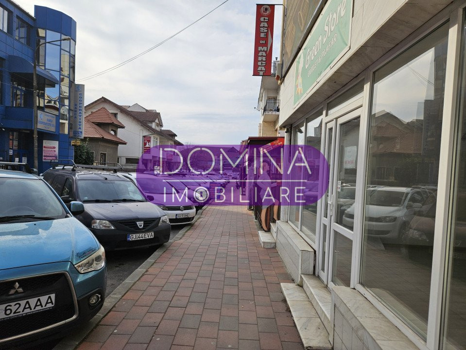 Spațiu comercial parter, 50 mp în Tg. Jiu, str. Siretului, vis-a-vis de Finanțe