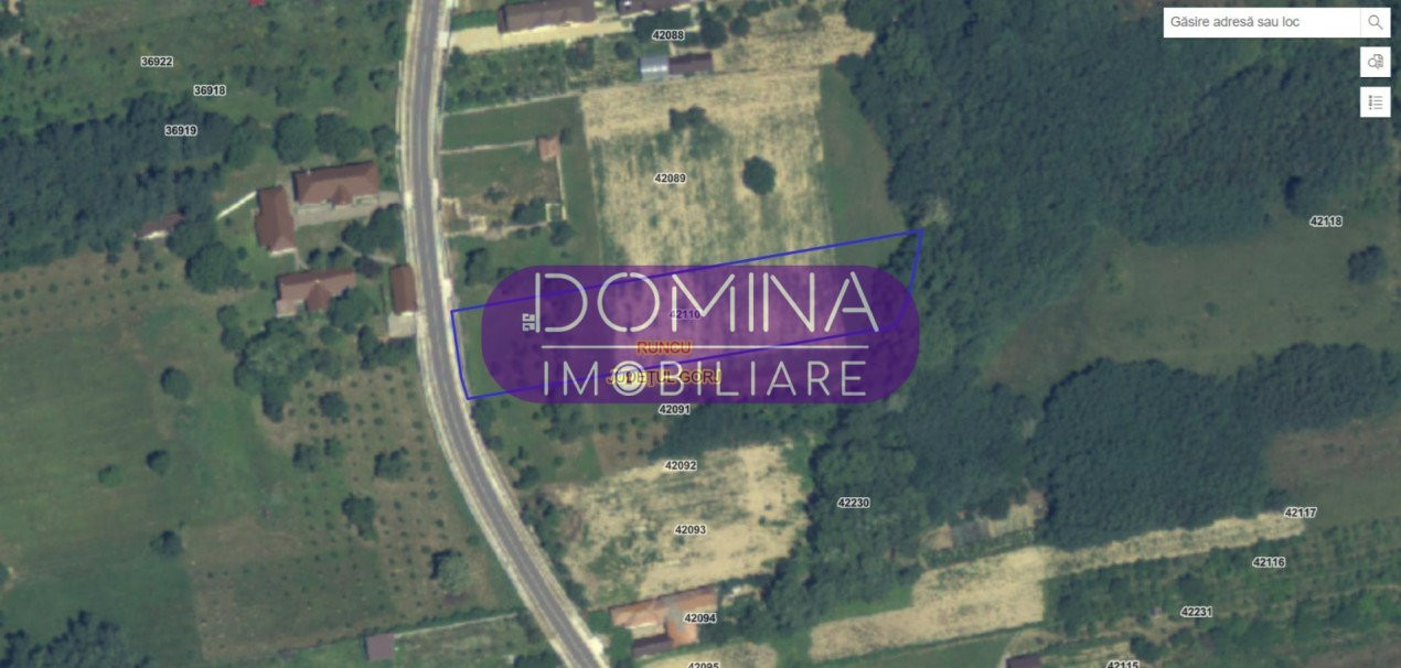 Vânzare teren intravilan cu potențial turistic sau rezidențial, în comuna Runcu