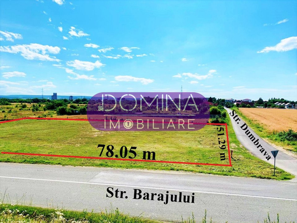 Oportunitate de Investiție! Teren 4.000 mp – zonă în dezvoltare, str. Barajelor
