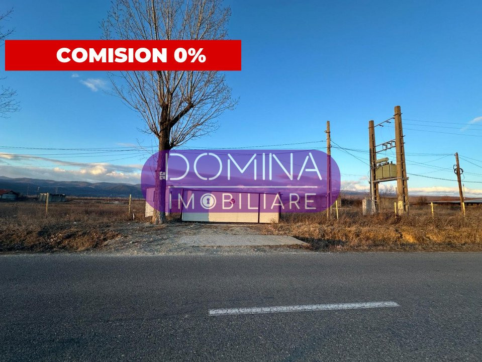 Vânzare teren intravilan 2,5 ha - infrastructură industrială și hală funcțională