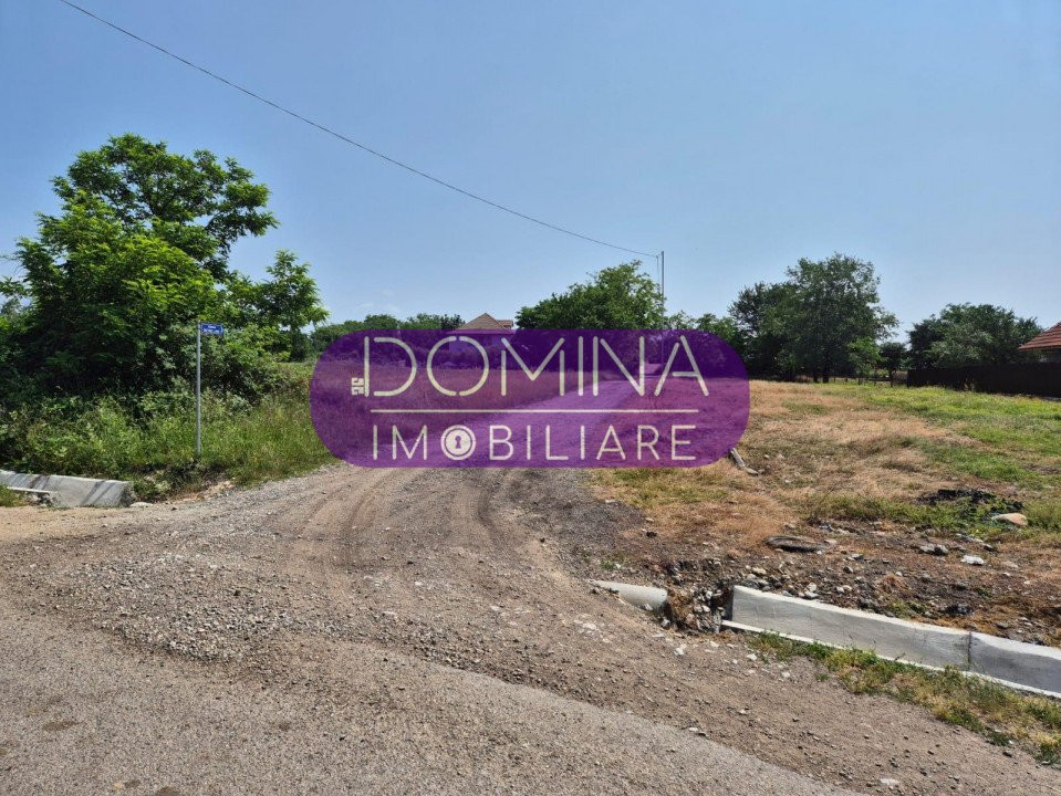 Teren intravilan parcelabil *dublă deschidere - utilități complete* Com. Lelești