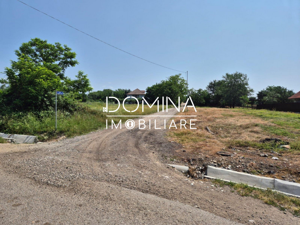 Teren intravilan parcelabil *dublă deschidere - utilități complete* Com. Lelești