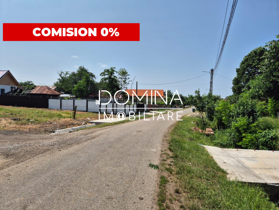 Teren intravilan parcelabil *dublă deschidere - utilități complete* Com. Lelești