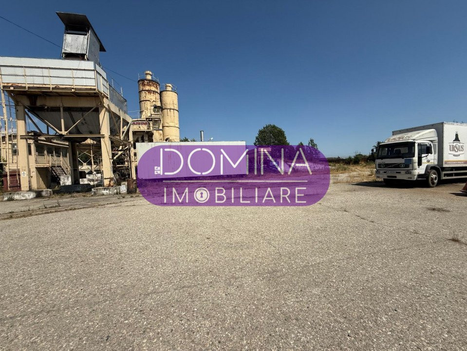 Vânzare teren intravilan 11.455 mp și hale - ieșire Târgu Jiu - acces din DN67