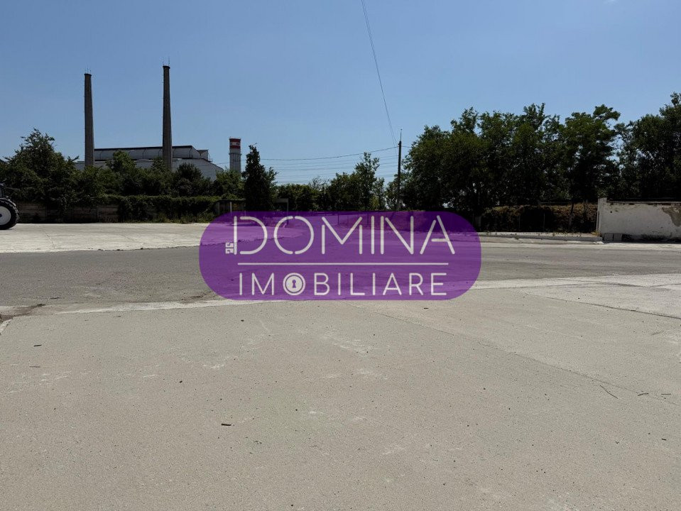 Vânzare teren intravilan 11.455 mp și hale - ieșire Târgu Jiu - acces din DN67