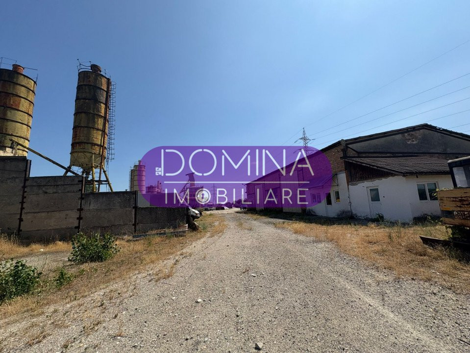 Vânzare teren intravilan 11.455 mp și hale - ieșire Târgu Jiu - acces din DN67