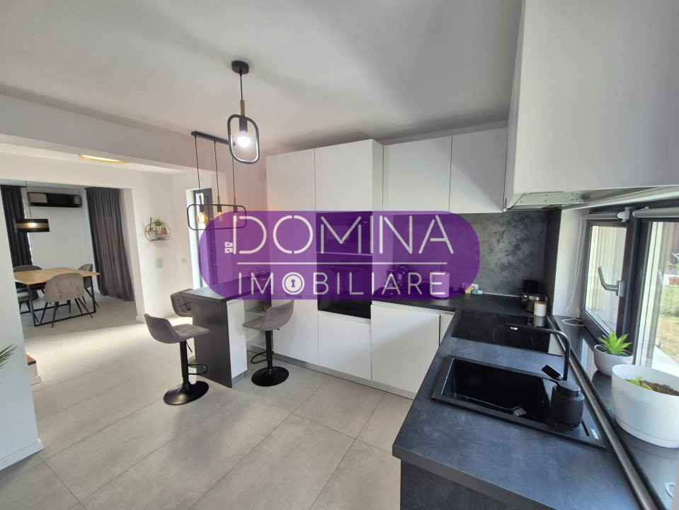Vânzare vilă 3 camere, bine dimensionată și modern amenajată, în cartier Preajba