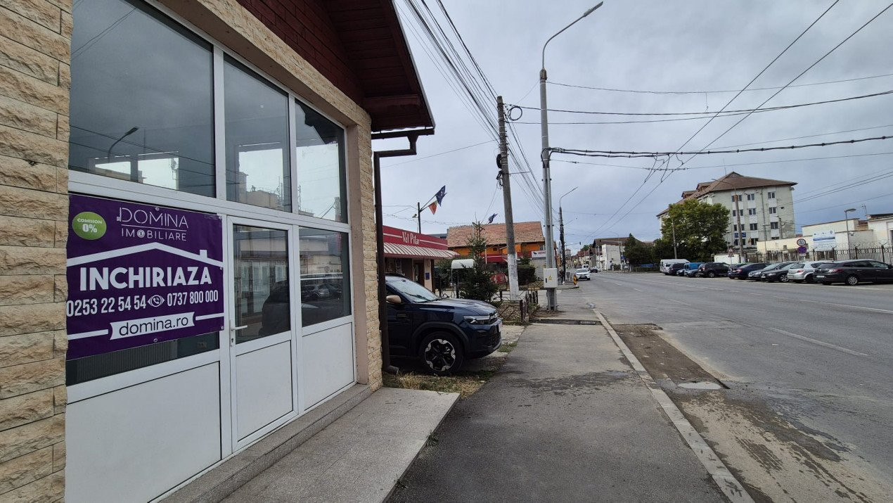 Închiriere spațiu comercial stradal, în Tg. Jiu, B-dul Ecaterina Teodoroiu