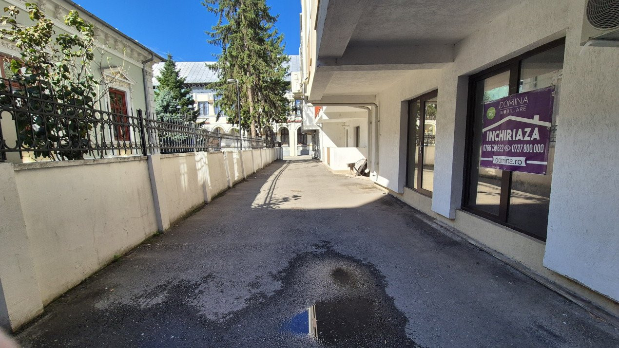 Închiriere spațiu de birouri – central,  str. Geneva, parter, parcare inclusă