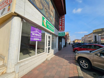 Spațiu comercial parter, 50 mp în Tg. Jiu, str. Siretului, vizavi de Finanțe