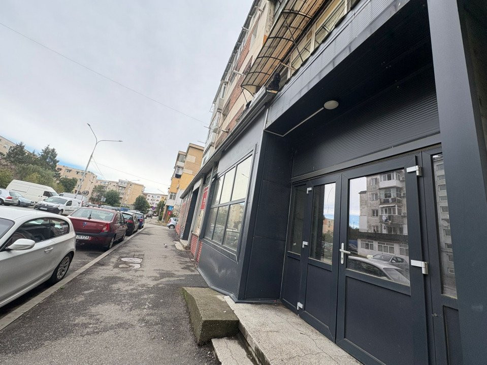 Închiriere spațiu comercial 150 mp, vitrină stradală 25 m.l. - 9 Mai – Târgu Jiu